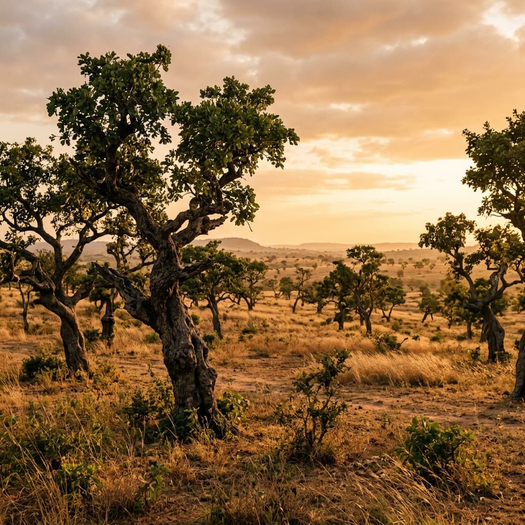 Ancient shea trees in West Africa