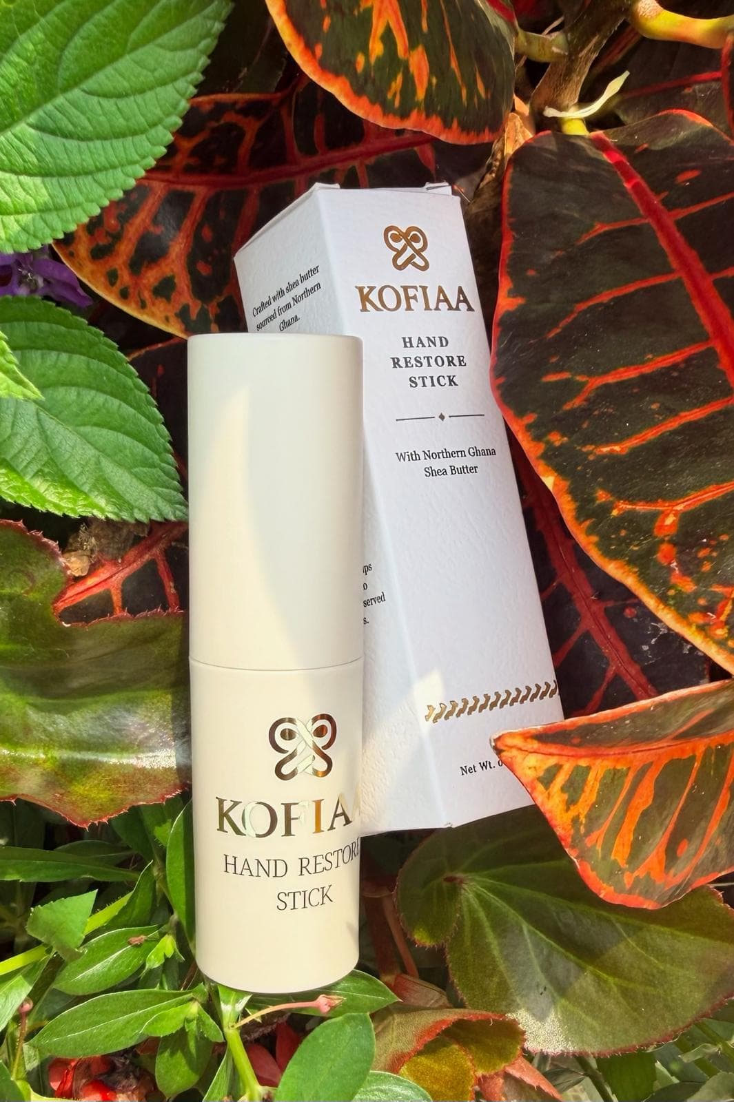 KOFIAA Hand Restore Stick with tropical foliage